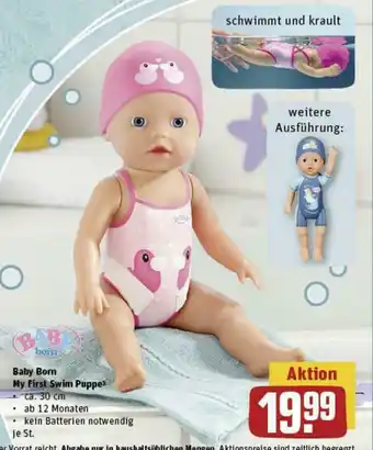 REWE Baby Born My First Swim Puppe Angebot