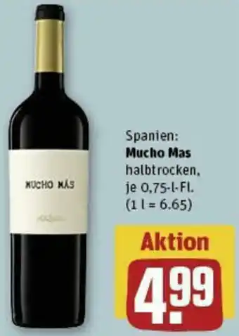 REWE Mucho Mas halbtrocken 0,75 L-Fl. Angebot