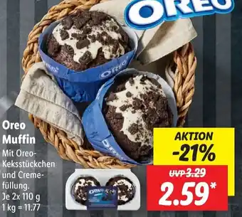 Lidl Oreo Muffin 2x110 g Angebot