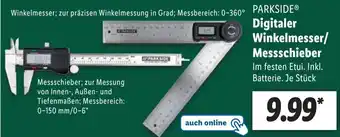 Lidl PARKSIDEⓇ Digitaler Winkelmesser/ Messschieber Angebot