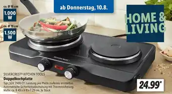 Lidl SILVERCREST® KITCHEN TOOLS Doppelkochplatte ,,SDK 2500 C1" Angebot