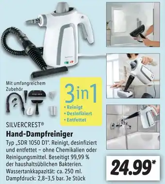 Lidl SILVERCREST Hand-Dampfreiniger ,,SDR 1050 D1" Angebot