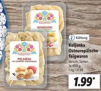 Lidl Kuljanka Osteuropäische Teigwaren 400 g Angebot