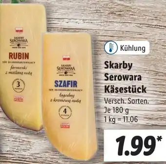 Lidl Skarby Serowara Käsestück 180 g Angebot