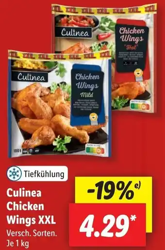 Lidl Culinea Chicken Wings XXL 1 kg Angebot