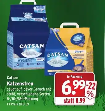 Wasgau Catsan Katzenstreu Angebot