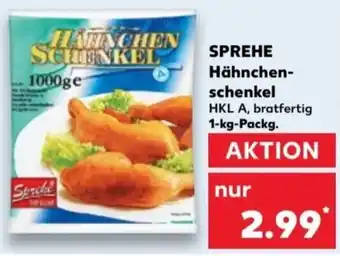 Kaufland SPREHE Hähnchenschenkel 1-kg-Packg. Angebot