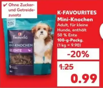 Kaufland K-FAVOURITES Mini-Knochen 100-g-Packg. Angebot