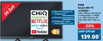 Kaufland CHIQ Smart-HD-TV >>L24G5L<< Angebot