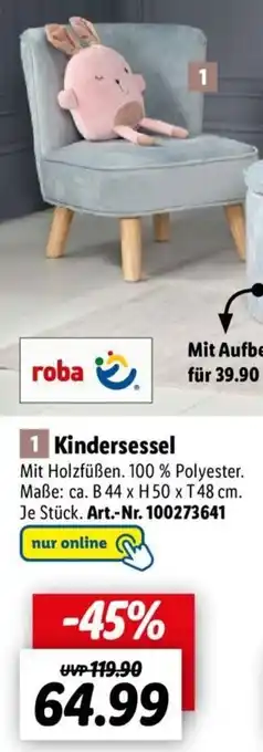 Lidl roba Kindersessel Angebot