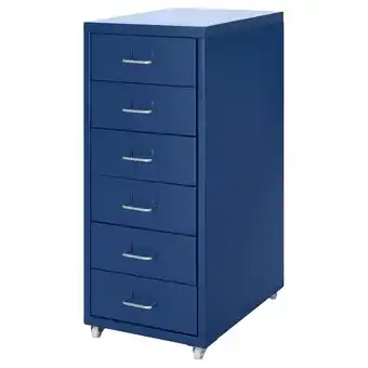 IKEA Helmer schubladenelement auf rollen blau Angebot