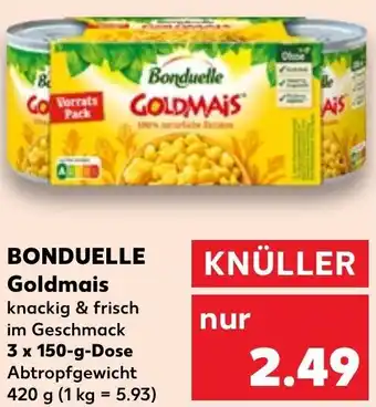 Kaufland BONDUELLE Goldmais 3x150 g Dose Angebot