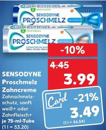 Kaufland SENSODYNE Proschmelz Zahncreme 75 ml Tube Angebot