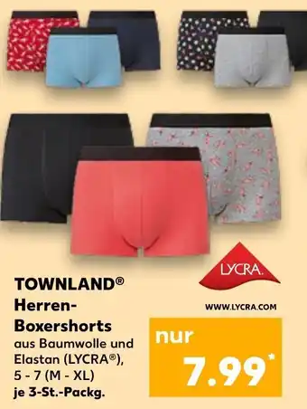 Kaufland TOWNLANDⓇ Herren Boxershorts 3-St.-Packg. Angebot