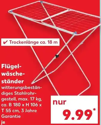 Kaufland K-Classic Flügelwäscheständer Angebot