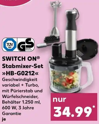 Kaufland SWITCH ON Stabmixer-Set >>HB-G0212<< Angebot