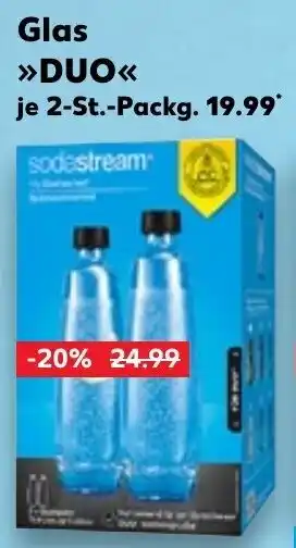 Kaufland sodastream Glas >>DUO<< 2 St. Packg. Angebot