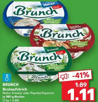 Kaufland BRUNCH Brotaufstrich 185 g Becher Angebot