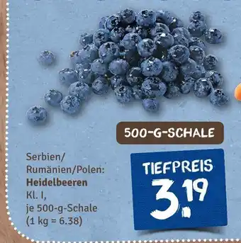 nahkauf Heidelbeere 500g Angebot