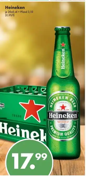 Trink und Spare Heineken 20*400ml Angebot