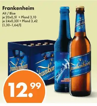 Trink und Spare Frankenheim Alt / Blue 20*500/24*330ml Angebot