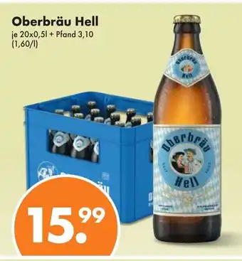 Trink und Spare Oberbräu Hell je 20x0,5l Angebot