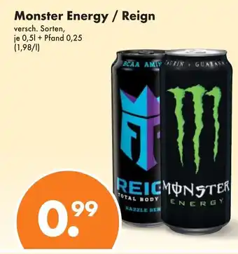 Trink und Spare Monster Energy / Reign 500ml Angebot