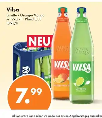 Trink und Spare Vilsa Limette / Orange- Mango je 12x0,7l Angebot