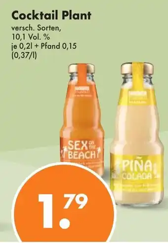 Trink und Spare Cocktail Plant versch. Sorten, 200ml Angebot