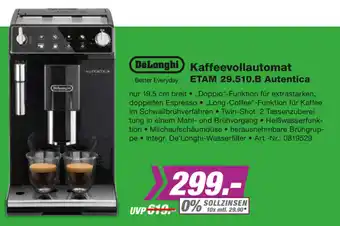 EP DeLonghi Kaffeevollautomat ETAM 29.510.B Autentica Angebot