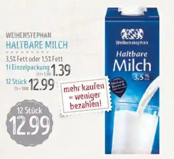 Edeka Struve WEIHENSTEPHAN HALTBARE MILCH 1L Angebot