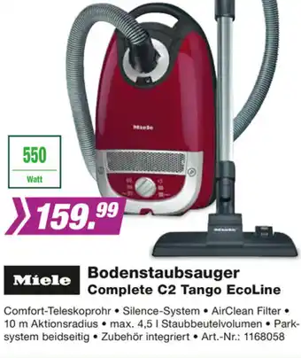 EP Miele Bodenstaubsauger Complete C2 Tango EcoLine Angebot