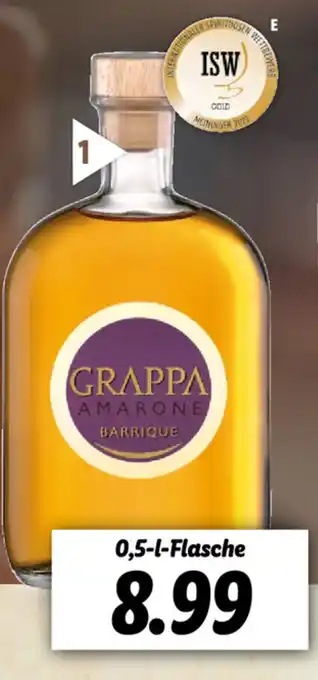 Lidl Grappa Amarone Barrique 0,5L Angebot