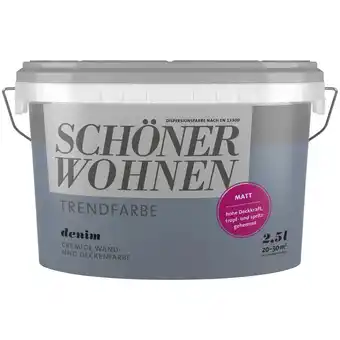 Hagebau Innenfarbe trendfarbe, denim, matt Angebot