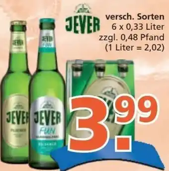 Getränke City JEVER 6x0,33 Liter Angebot