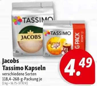 Nah & Frisch Jacobs Tassimo Kapseln 118,4-268-g-Packung Angebot