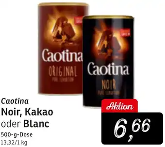 KONSUM Caotina Noir, Kakao oder Blanc 500-g-Dose Angebot