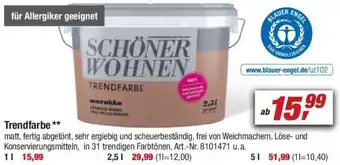 toom Baumarkt SCHÖNER WOHNEN Trendfarbe 1 L Angebot