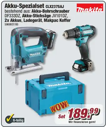 Poco Makita Akku-Spezialset CLX237SAJ Angebot