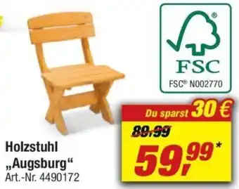 toom Baumarkt Holzstuhl ,,Augsburg" Angebot