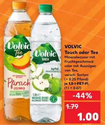 Kaufland Volvic Touch oder Tee 1,5 L-PET-Fl. Angebot