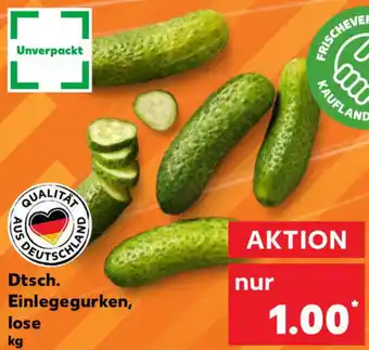 Kaufland Dtsch. Einlegegurken, lose Angebot