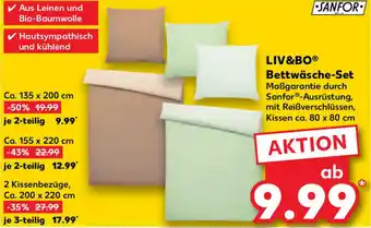 Kaufland LIV&BOⓇ Bettwäsche-Set Angebot