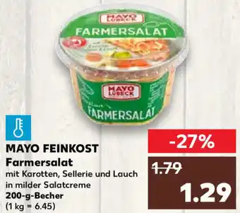 Kaufland MAYO FEINKOST Farmersalat 200-g-Becher Angebot