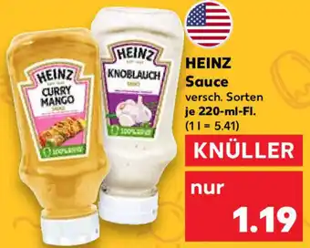 Kaufland HEINZ Sauce 220 ml Fl. Angebot