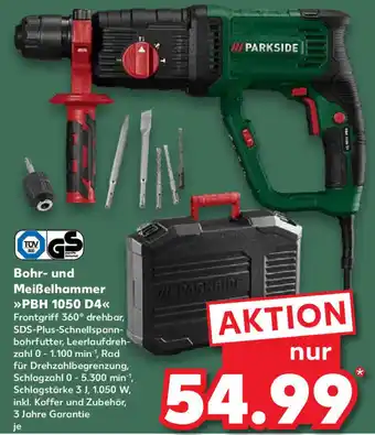 Kaufland PARKSIDE Bohr- und Meißelhammer ,,PBH 1050 D4" Angebot