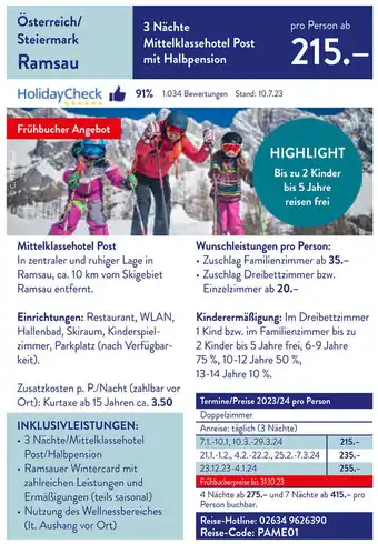 Aldi Süd Österreich/ Steiermark Ramsau Angebot