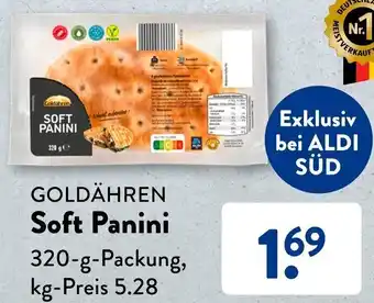 Aldi Süd GOLDÄHREN Soft Panini 320-g-Packung Angebot