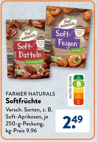 Aldi Süd FARMER NATURALS Softfrüchte 250 g Packung Angebot