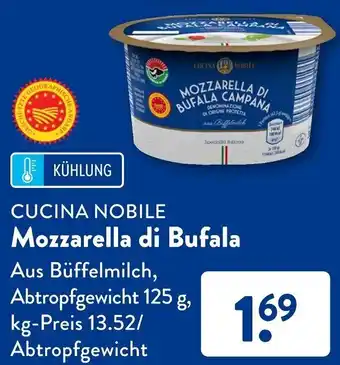 Aldi Süd CUCINA NOBILE Mozzarella di Bufala Angebot